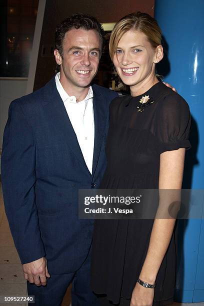 David Eigenberg & guest during A Pea in the Pod and Mimi Maternity Spring 2003 Maternity Collection in sync with Cynthia Nixon's E! Entertaiment...