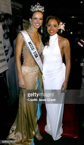 Shandi Finnessey, Miss USA 2004 and Susie Castillo, Miss USA 2003