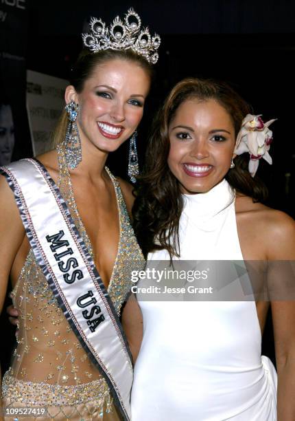 Shandi Finnessey, Miss USA 2004 and Susie Castillo, Miss USA 2003
