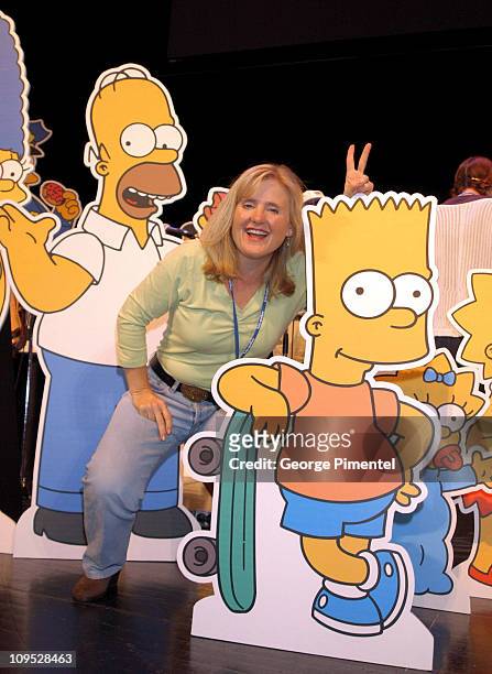 Nancy Cartwright, voice of Bart Simpson during Montreal "Just for Laughs" Comedy Festival - Day 2 - Cast of "The Simpson's" Press Conference at Place...