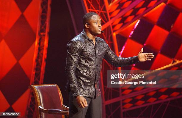 Wayne Brady performing on stage during Montreal "Just For Laughs" Comedy Festival - Day 2 Performances and Backstage at St Denis Theater and Club...