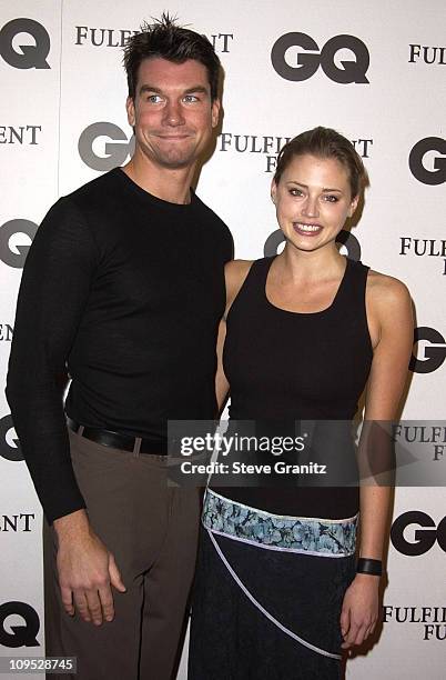 Jerry O'Connell & Estella Warren during GQ Celebrates its Third Annual Movie Issue - Arrivals at The Sunset Room in Hollywood, California, United...