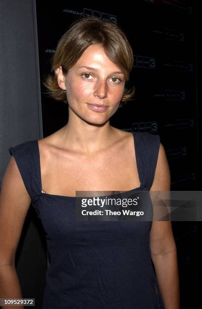 Bridget Hall during Jordan Two3 Fashion Show in Manhattan at Chelsea Piers in New York City, New York, United States.