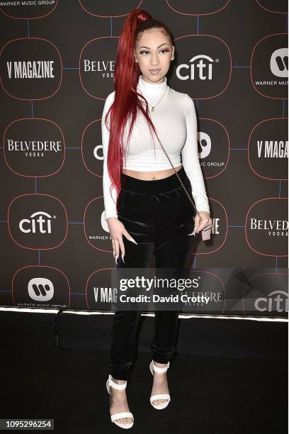 Bhad Bhabie attends the Warner Music Group Pre-Grammy Celebration at Nomad Hotel Los Angeles on February 7, 2019 in Los Angeles, California.