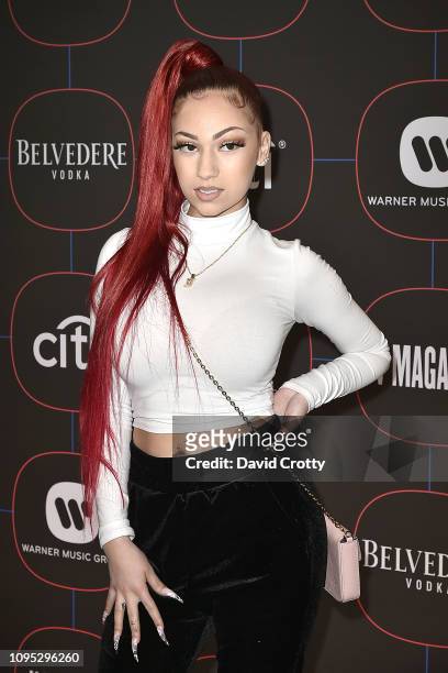 Bhad Bhabie attends the Warner Music Group Pre-Grammy Celebration at Nomad Hotel Los Angeles on February 7, 2019 in Los Angeles, California.