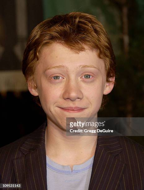 Rupert Grint during "Harry Potter and the Chamber of Secrets" Premiere - Los Angeles - Arrivals at Mann Village Theatre in Westwood, California,...