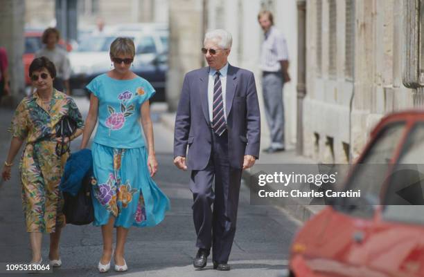 Hearing of Jean-Marie and Christine Villemin at Judge Simon.