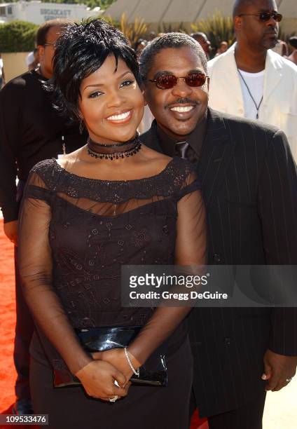 Cece Winans & husband Alvin Love during The 8th Annual Soul Train "Lady Of Soul" Awards - Arrivals at Pasadena Civic Auditorium in Pasadena,...