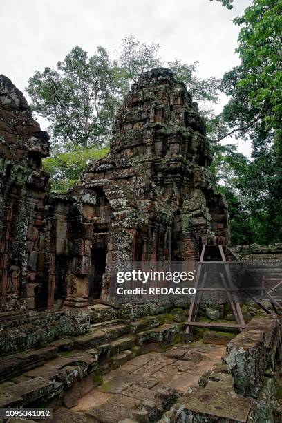 Banteay Kdei temple. Angkor Thom. Angkor. UNESCO World Heritage Site. Siem Reap. Cambodia. Indochina. Southeast Asia. Asia.