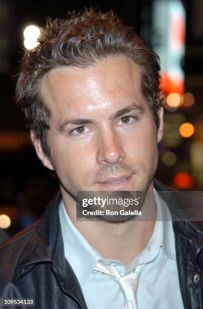 Ryan Reynolds during "Long Day's Journey Into Night" - Departures at Plymouth Theater in New York City, New York, United States.