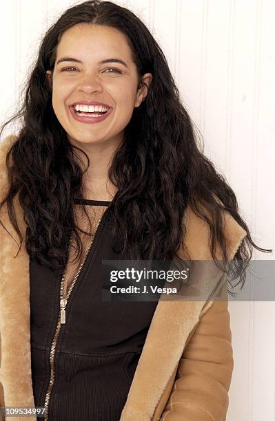 Zuleikha Robinson during 2003 Sundance Film Festival - Zuleikha Robinson - Portraits at Yahoo Movies Portrait Studio in Park City, Utah, United...