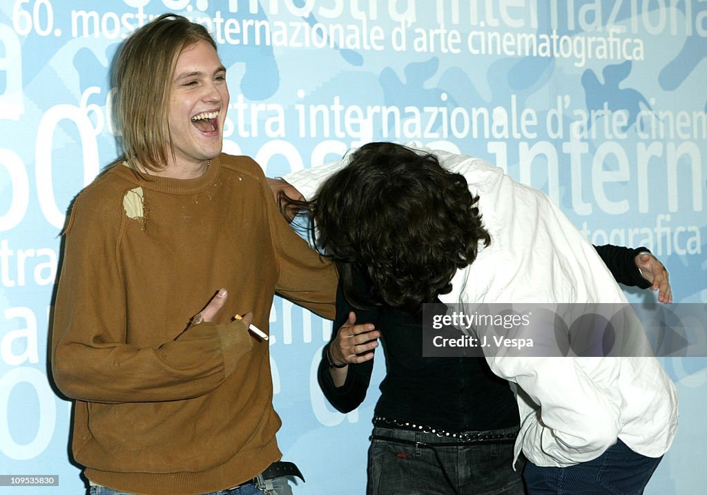Michael Pitt, Eva Green and Louis Garrel during 2003 Venice Film News  Photo - Getty Images