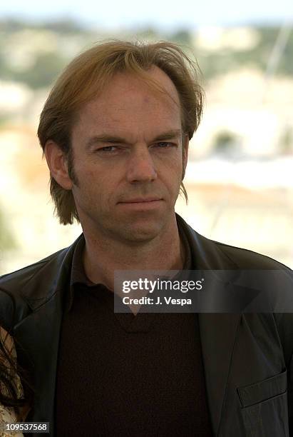 Hugo Weaving during 2003 Cannes Film Festival - "Matrix Reloaded" Photo Call at Palais des Festivals in Cannes, France.