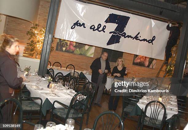 Atmosphere during 2003 Park City - ICM Filmmaker's VIP Dinner in Park City, Utah, United States.