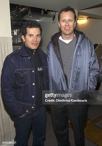 John Leguizamo and guest during 2003 Park City - ICM Filmmaker's VIP Dinner in Park City, Utah, United States.