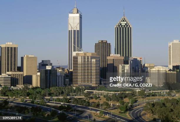 Perth skyline, Western Australia, Australia.