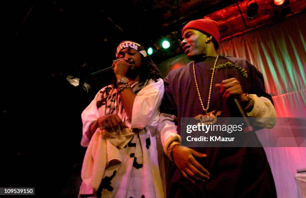 Murphy Lee and Nelly during 2004 Park City - Blender Sessions Rocks Sundance With Five Nights Of Music - Day 1 at Harry O's in Park City, Utah,...