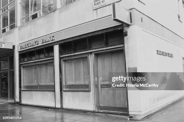 Barclays Bank near Marble Arch, London, UK, 24th June 1978.