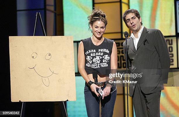 Drea de Matteo and Michael Imperioli during VH1 Big in 2002 Awards - Rehearsals at The Grand Olympic Auditorium in Los Angeles, California, United...