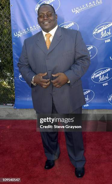 Randy Jackson during "American Idol" Season 2 Finale - Arrivals at Universal Amphitheater in Universal City, California, United States.
