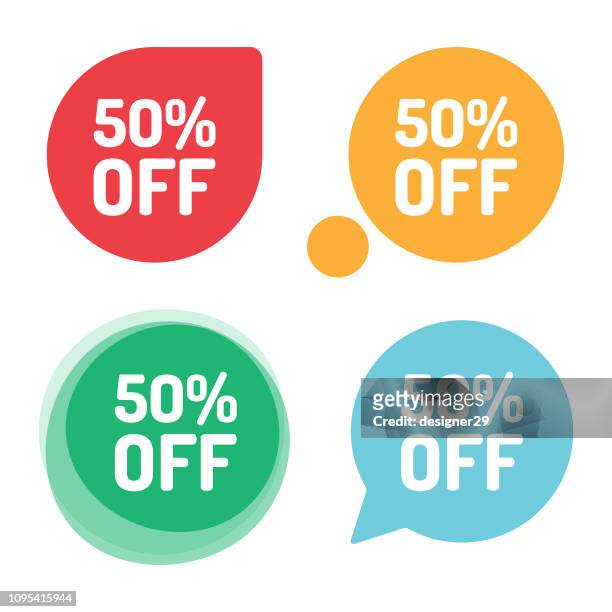 special offer sale tag. discount offer price label and flat design. - badge stock illustrations