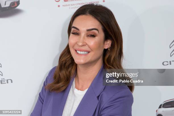 Spanish designer Vicky Martin Berrocal presents the SUV Citroen C5 Aircross at Santo Mauro Hotel on January 17, 2019 in Madrid, Spain.