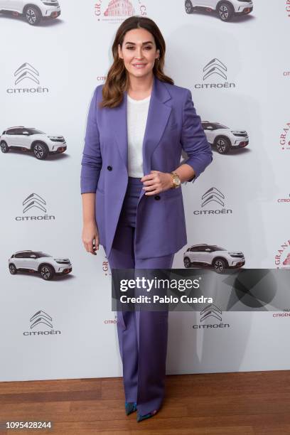 Spanish designer Vicky Martin Berrocal presents the SUV Citroen C5 Aircross at Santo Mauro Hotel on January 17, 2019 in Madrid, Spain.