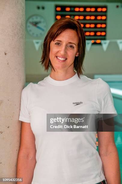 Karen Pickering, retired freestyle swimmer, portrait, 23rd June 2011.