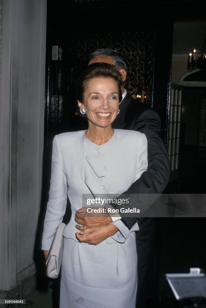 Lee Radziwill and Herb Ross Wedding and Dinner Reception - September 23, 1988