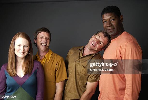 Julianne Moore, writer/director Todd Haynes, Dennis Quaid and Dennis Haysbert