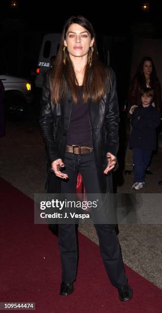 Deborah Falconer arrives at the Silver Lining-Silver Lake Presents The 2nd Annual Silver Lining Benefit For The Hollywood Sunset Free Clinic.