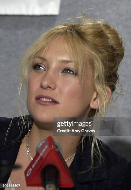 Kate Hudson during 2002 Toronto Film Festival - "The Four Feathers" Press Conference in Toronto, Ontario, Canada.