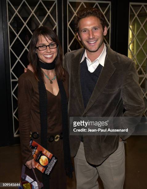 Constance Zimmer & Mark Feuerstein during Benefit Performance of "The Syringa Tree" To Support Edgemar Center For the Arts at Canon Theatre in...