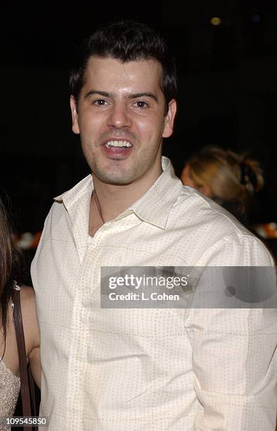 Jordan McKnight arrives at the grand opening of Jennifer Lopez's restaurant "Madre's" in Pasadena, California, April 12, 2002.