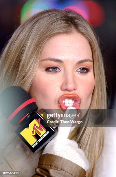 Willa Ford during MTV 2002 New Year's Party Live from New York City's Times Square - Show at MTV Studios in New York City, New York, United States.