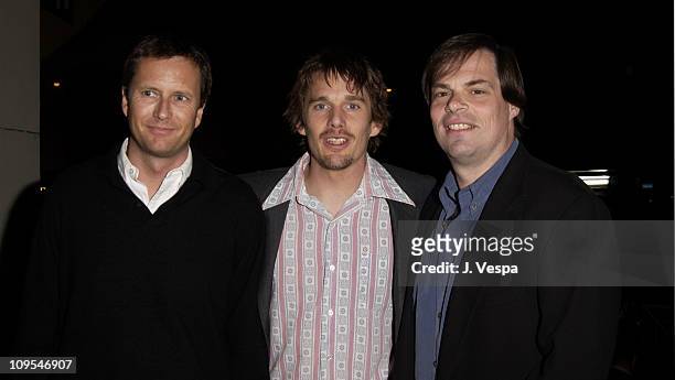 Michael Burns, director Ethan Hawke and Lion's Gate's Tom Ortenberg