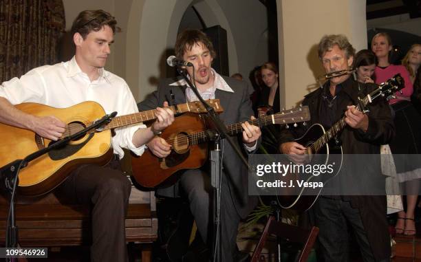 Robert Sean Leonard, director Ethan Hawke and Kris Kristofferson