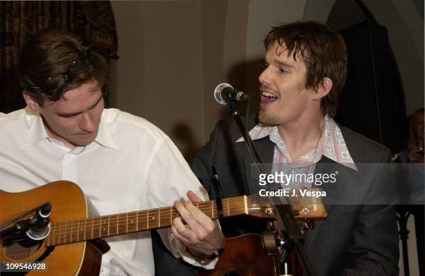 Robert Sean Leonard and director Ethan Hawke during Details Magazine hosts "Chelsea Walls" Premiere and After Party - Los Angeles at Laemmle Sunset...