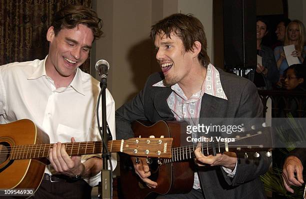 Robert Sean Leonard and director Ethan Hawke during Details Magazine hosts "Chelsea Walls" Premiere and After Party - Los Angeles at Laemmle Sunset...