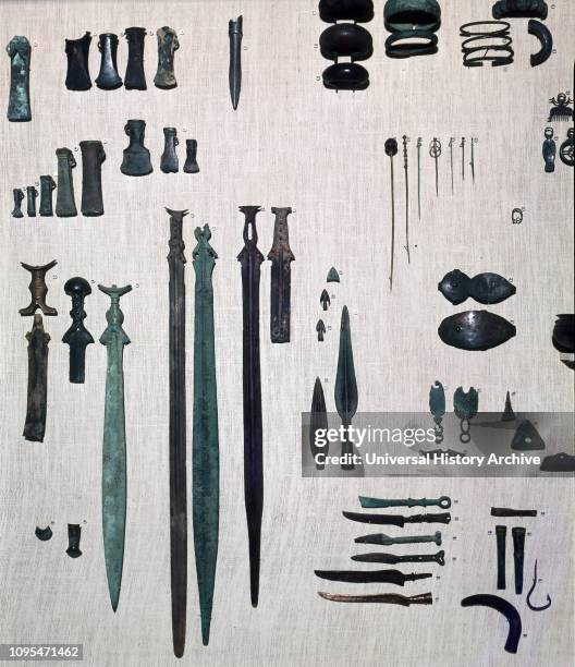 Iron Reeds Weapon Iron Age metalwork weapons; Hallstatt culture; Western and Central ...