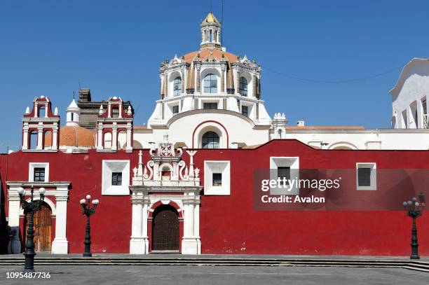 Puebla Cathedral, a Roman Catholic church in the city of Puebla, Mexico.