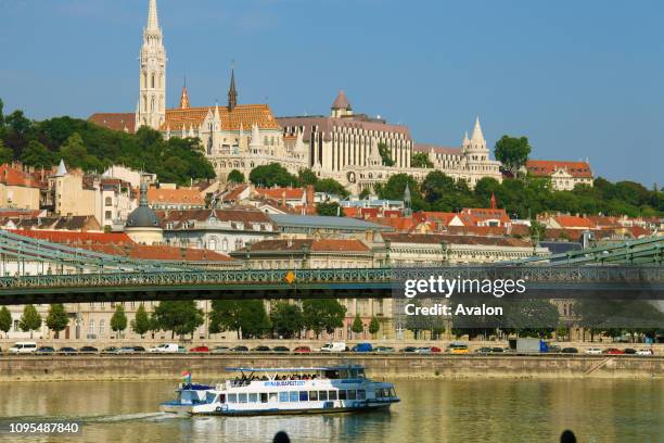 Hungary, Budapest, Castle District, skyline, Danube River.