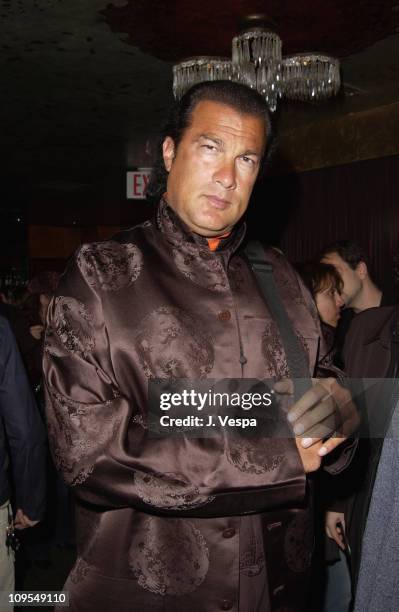 Steven Seagal during Vogue Takes Beverly Hills - Hublot Party at The Lounge in West Hollywood, California, United States.