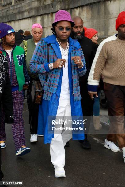 Rapper Gunna arrives at the Louis Vuitton Menswear Fall/Winter News  Photo - Getty Images