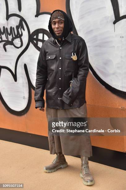 Yasiin Bey attends the Louis Vuitton Menswear Fall/Winter 2019/2020 show as part of Paris Fashion Week on January 17, 2019 in Paris, France.