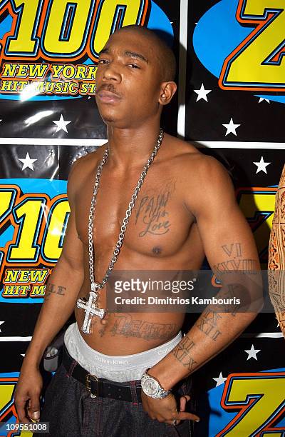 Ja Rule during Z100's Jingle Ball 2002 - Backstage at Madison Square Garden in New York City, New York, United States.