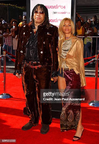 Rick James and daughter Ty during 4th Annual BET Awards - Arrivals at Kodak Theatre in Hollywood, California, United States.