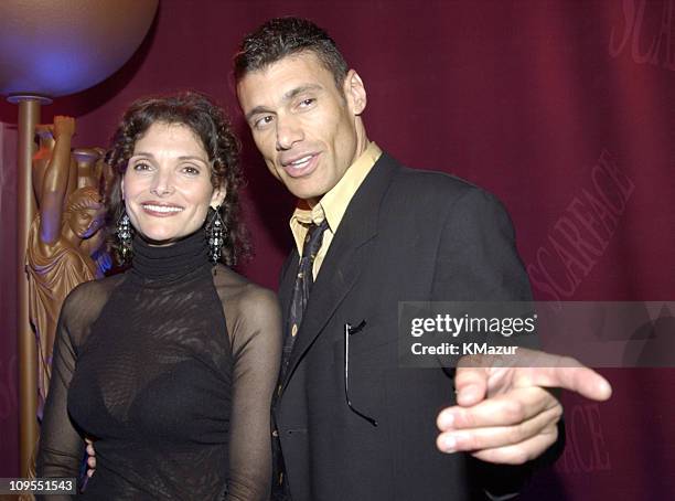 Mary Elizabeth Mastrantonio and Steven Bauer during "Scarface" 20th Anniversary Re-release Celebration - After Party in New York City, New York,...