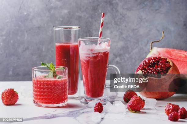 Watermelon Strawberry Raspberry Photos and Premium High Res Pictures ...