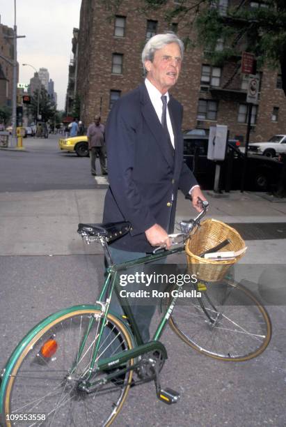 George Plimpton during George Plimpton Passing by Sotheby Auction House at Sotheby Auction House in New York City, NY, United States.